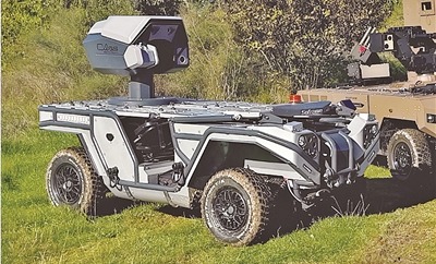 Wireless communication technology application – vehicle-mounted laser weapons