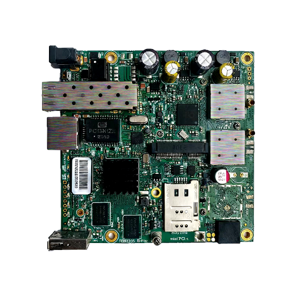 光纤+无线双模组网 5GHz户外高速PTP/PTMP无线网桥PCBA