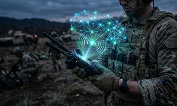 手持型自组网终端：单兵Mesh 1.4G 非视距穿透，90Mbps