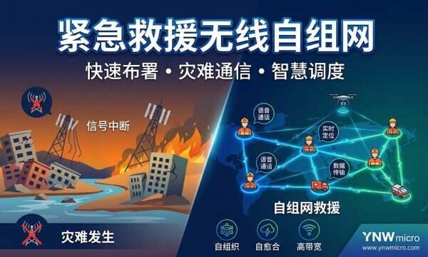 应急救援与抗震救灾无线通信方案：公网断了，1.4G Mesh 撑起-现场网