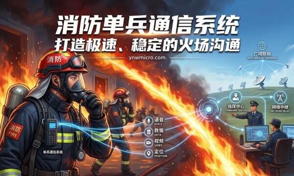 消防救援现场指挥与单兵通信方案:火场指挥车建前指